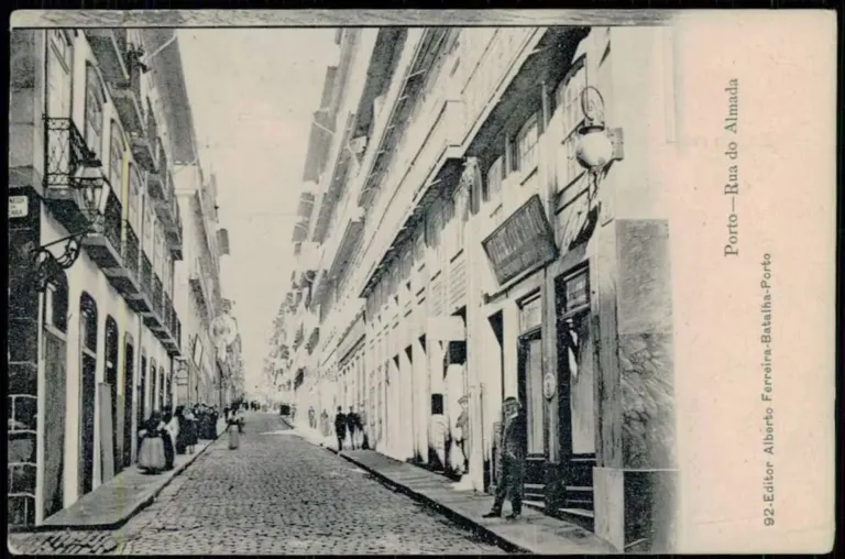 Rua Do Almada during the 19th Century