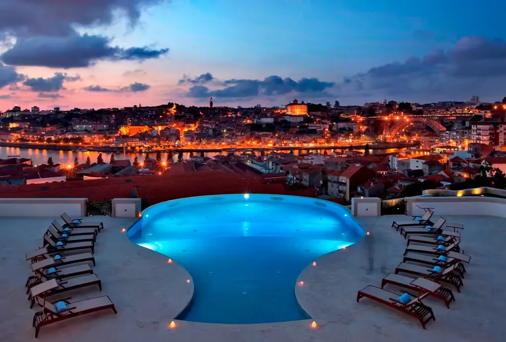 Piscinas de hoteles de diseño en Oporto