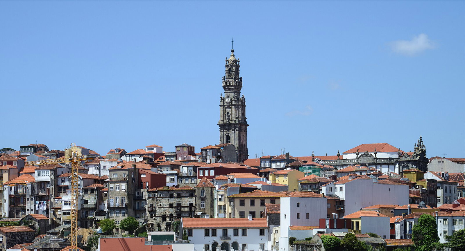 Clerigos Tower on the Porto skyline