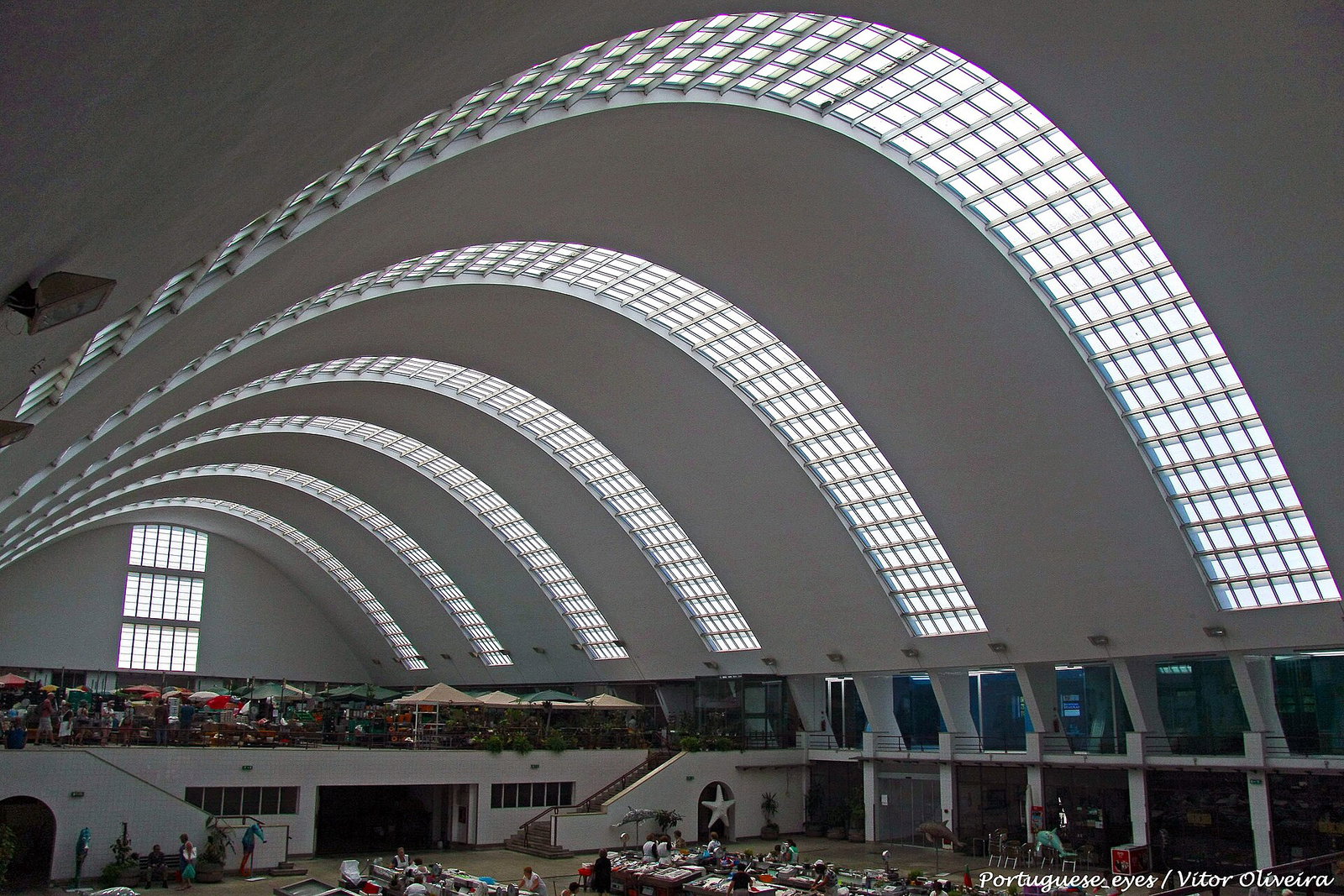 The market hall of the Mercado Municipal de Matosinhos