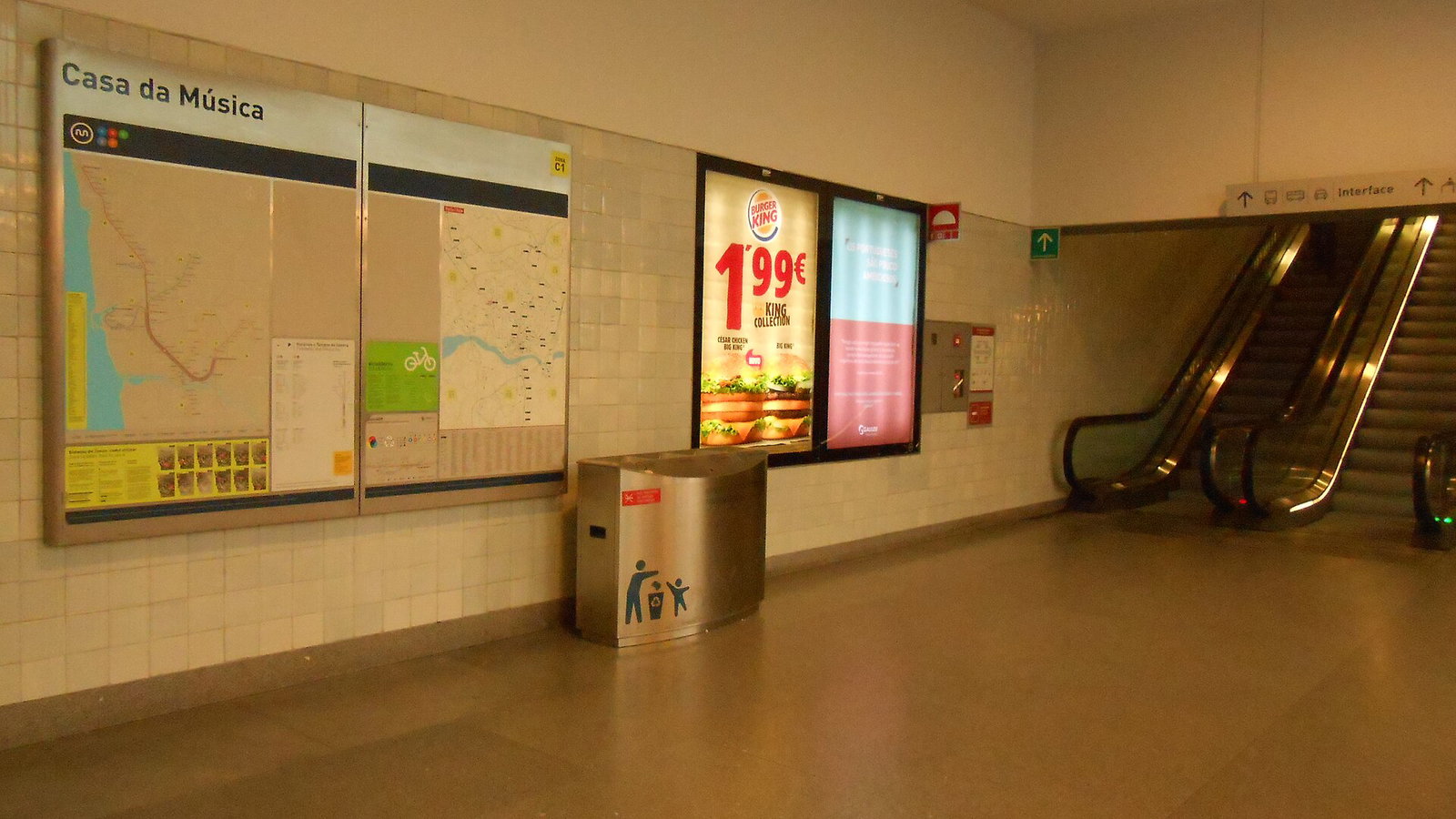 Casa da Musica metro station in Porto, future terminus of the Rosa line