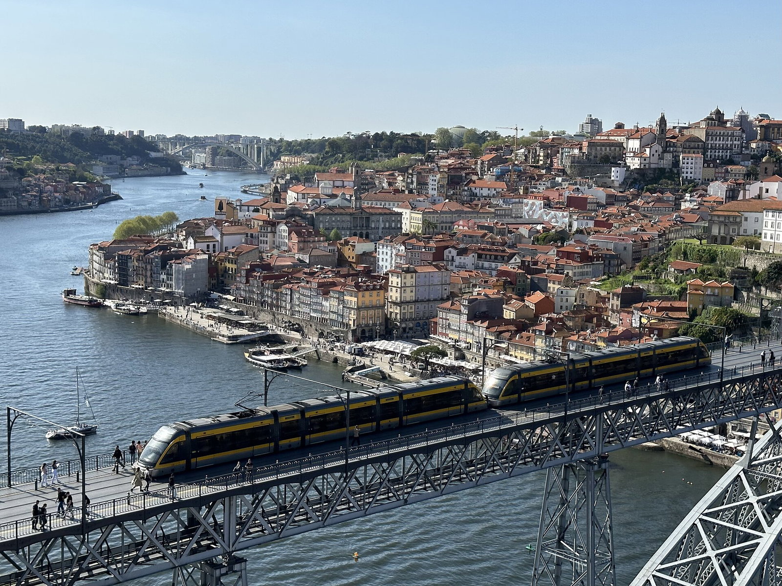 The Dom Luis I Bridge over the Douro in Porto